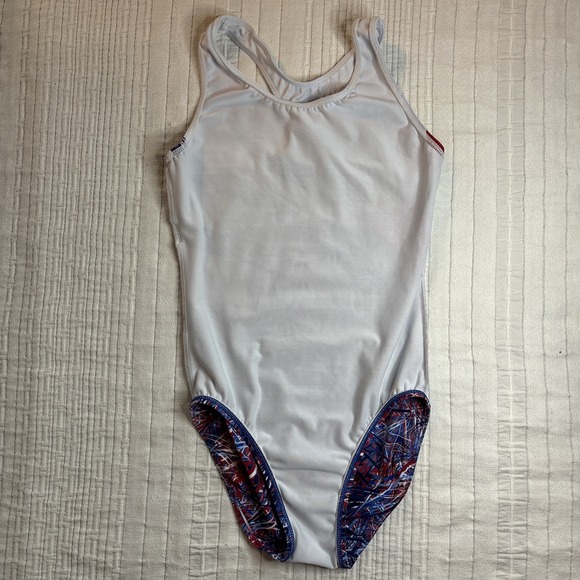 GK Elite SIMONE BILES " Wild Patriot" Gymnastics Leotard AM Adult Medium - Picture 9 of 13